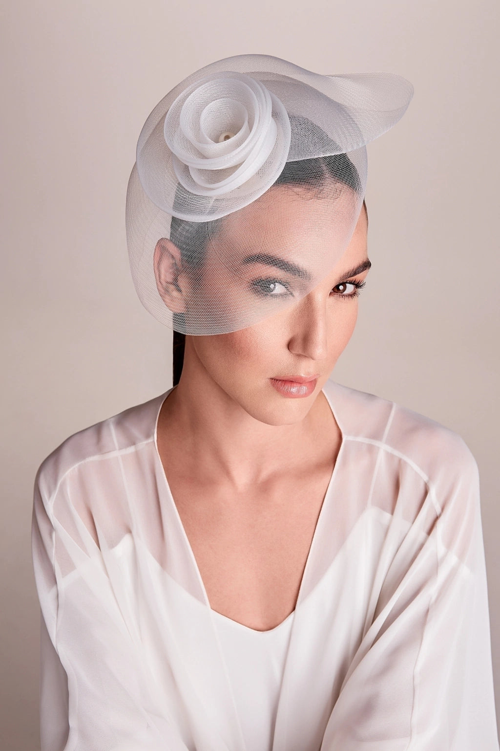 Fascinator Miss Chris - Off White