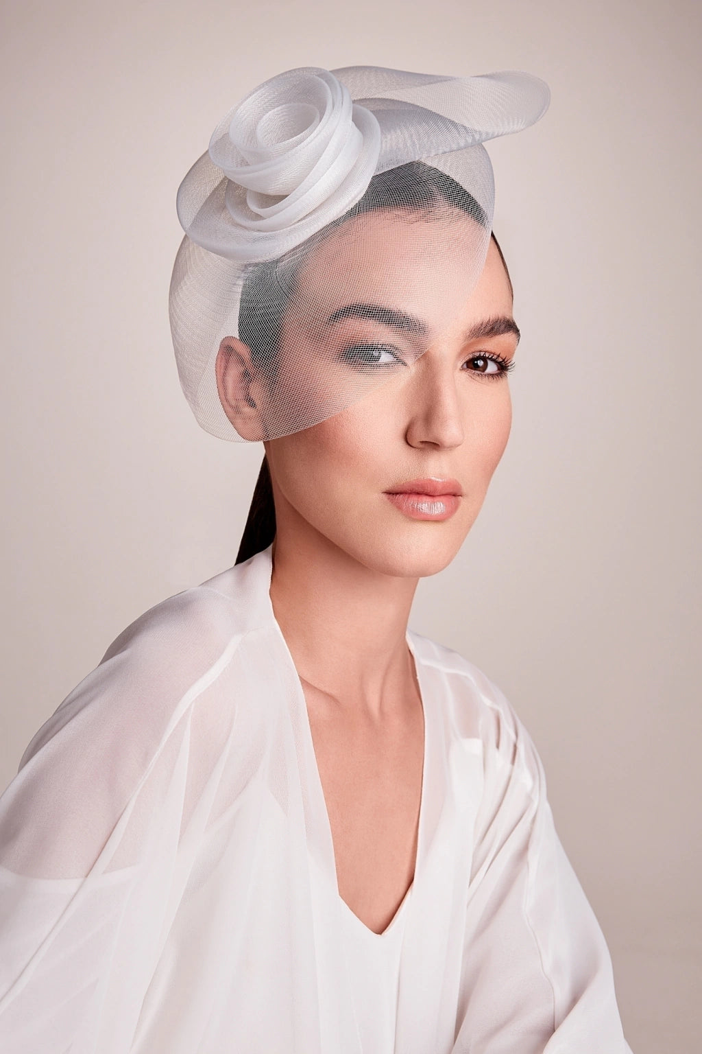 Fascinator Miss Chris - Off White