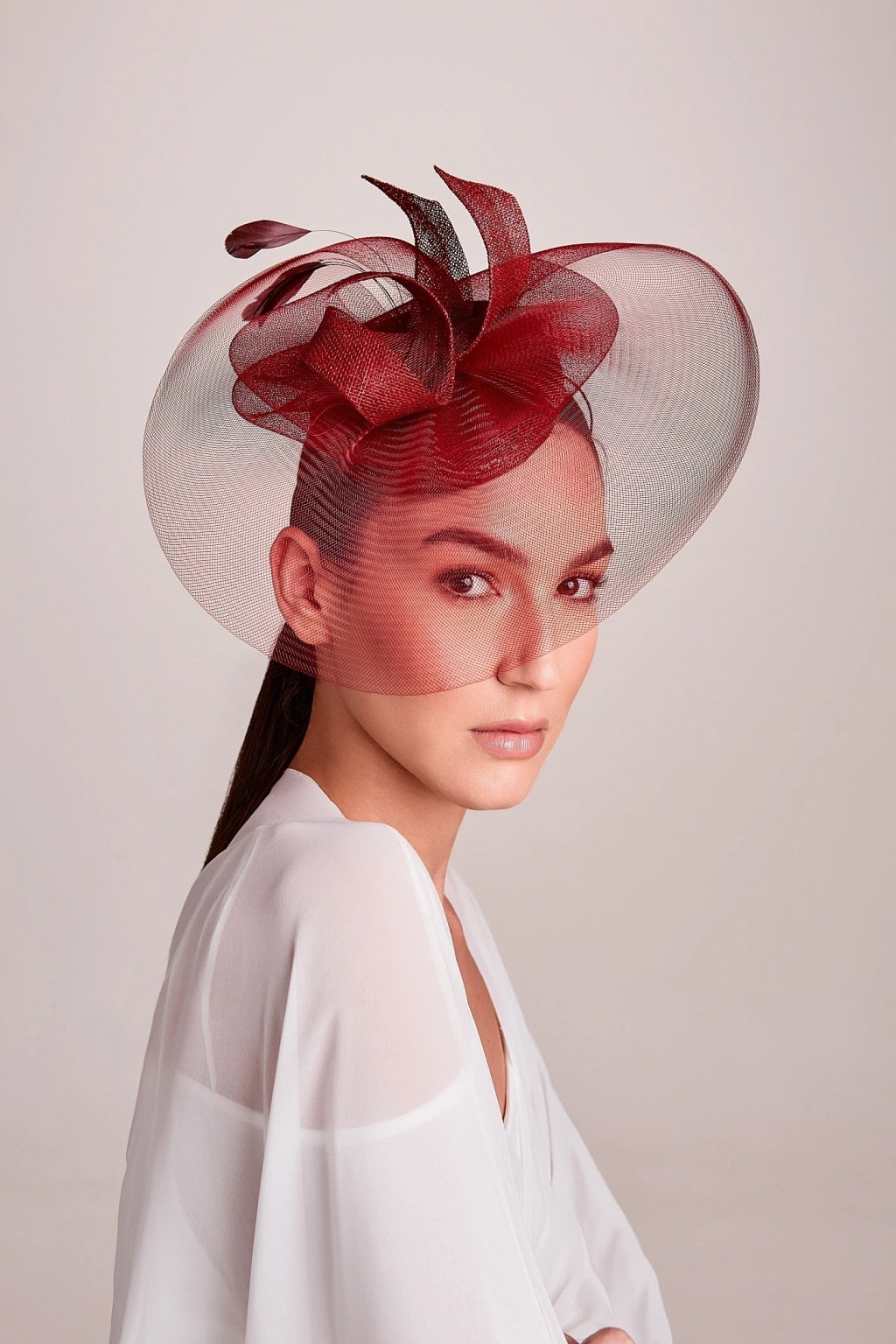 Fascinator Miss Priscilla - Vermelho