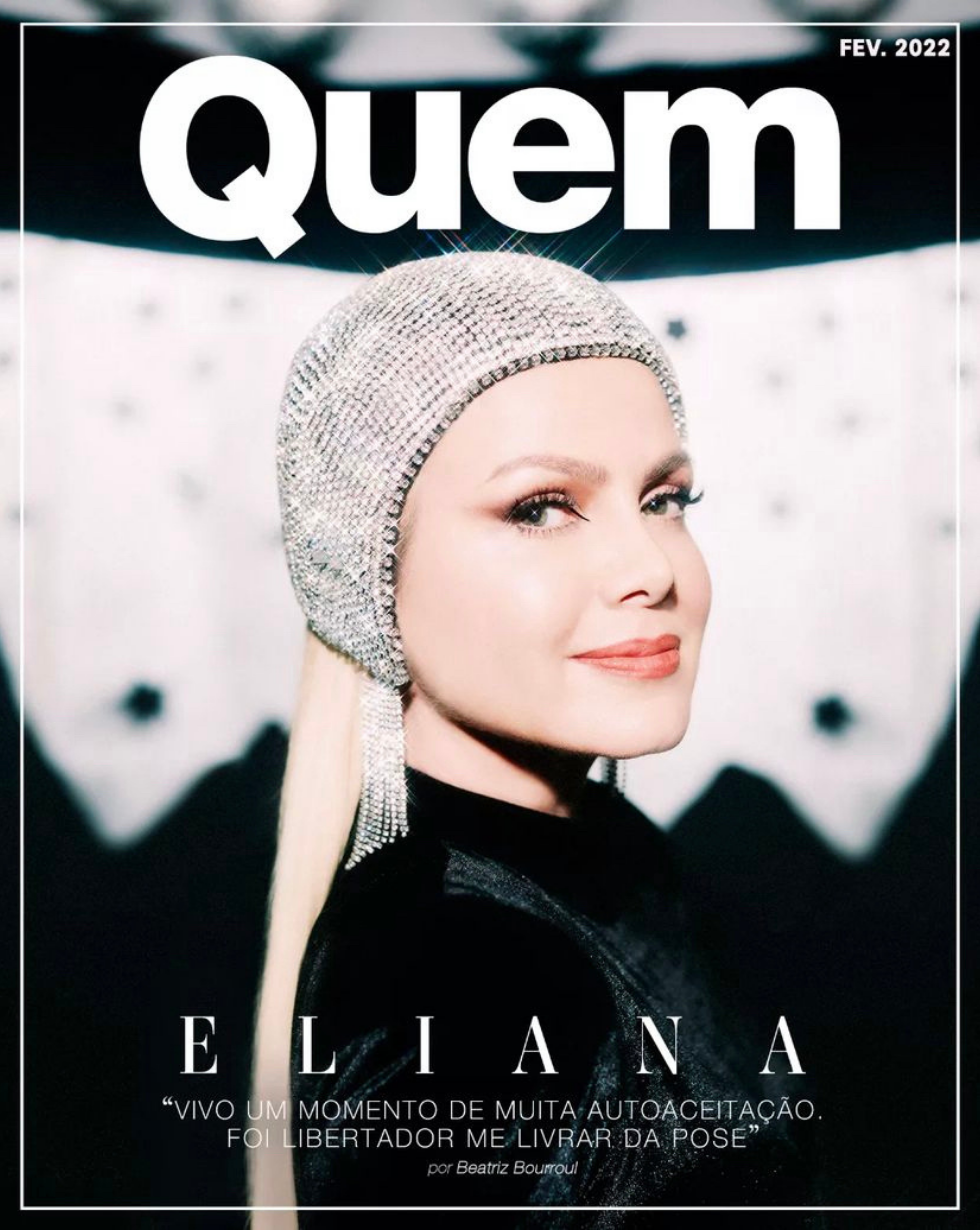 Graciella Starling na Capa Revista Quem com Eliana 