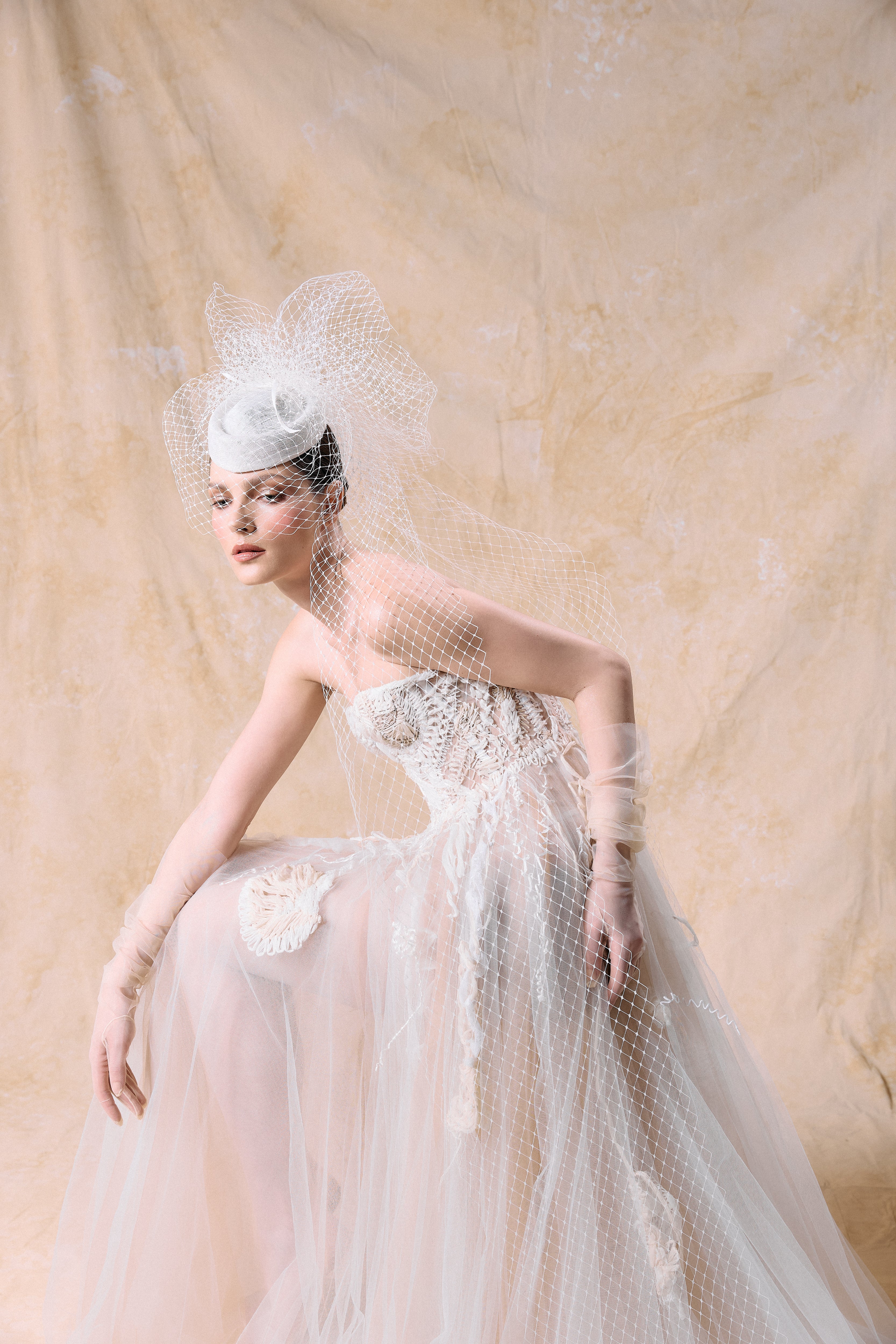Fascinator Miss Alva - Off White