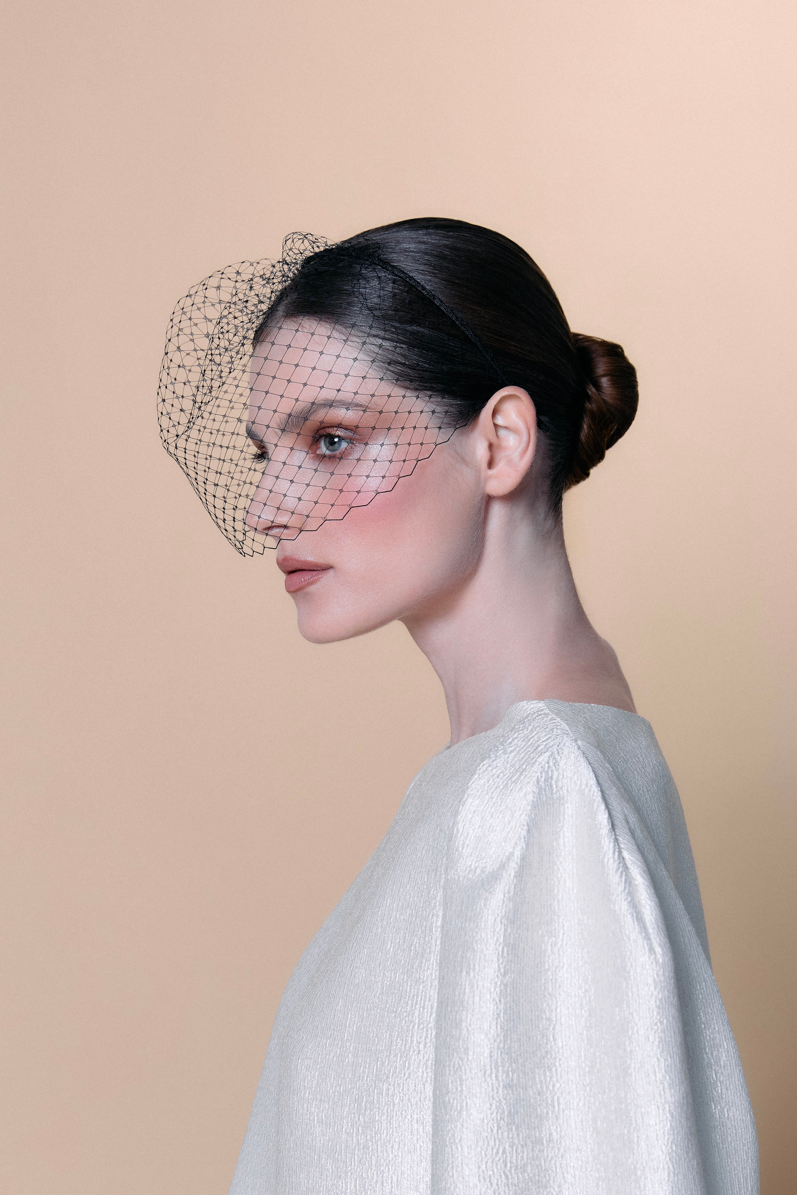 Voilette Alice - Preto