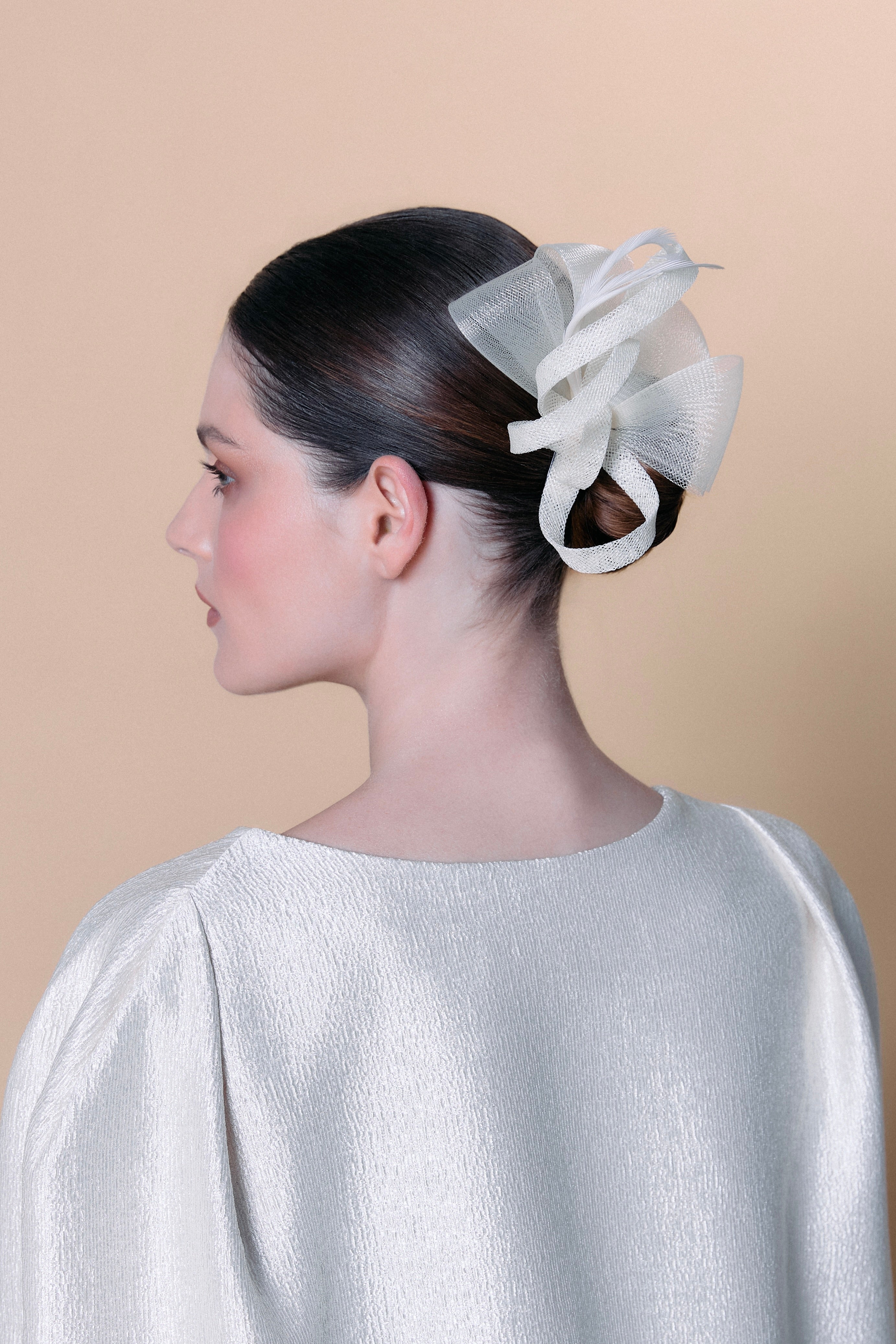 Fascinator Miss Nanda - Creme