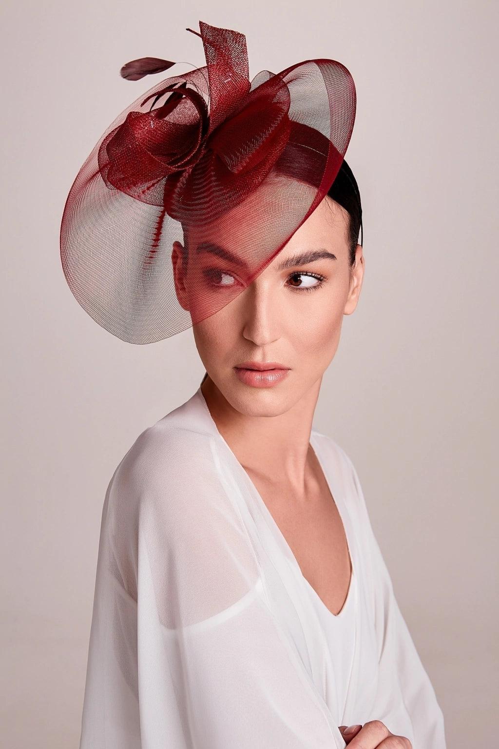 Fascinator Miss Priscilla - Vermelho