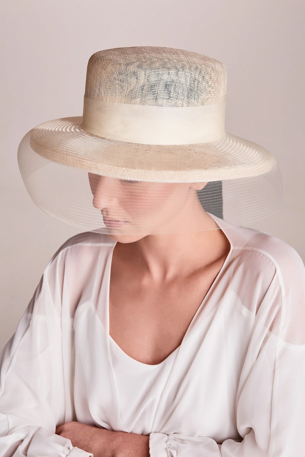 Chapéu Lady Marie - Creme