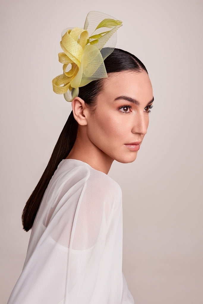 Fascinator Miss Sara - Amarelo