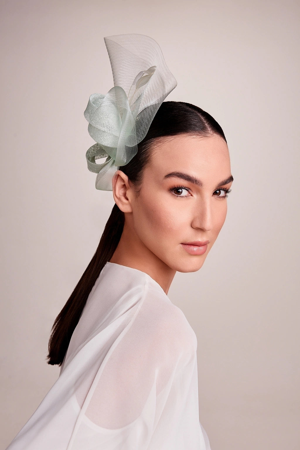 Fascinator Miss Sara - Verde Claro